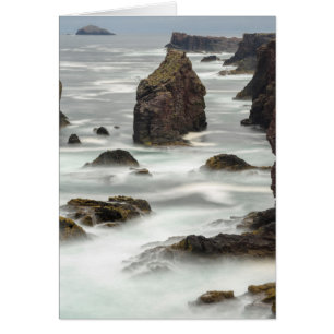 Meereslandschaft und Brandungspfeiler, Shetland