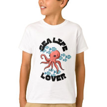 Meereslebefresser Oktopus Kinder T - Shirt