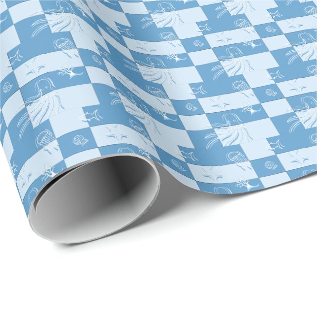 Meeresleben Geschenkpapier (Rolleneckpunkt)