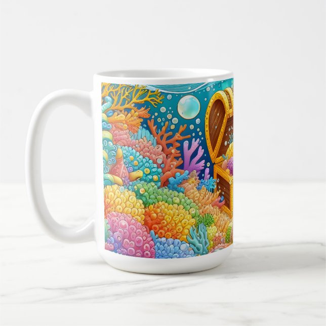 Meeresleben Kaffeetasse (Links)