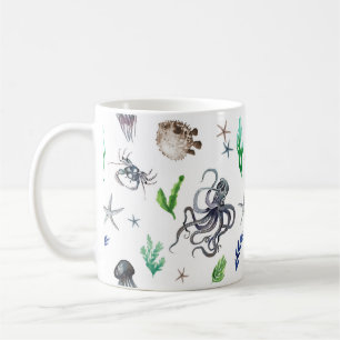 Meeresleben Kaffeetasse