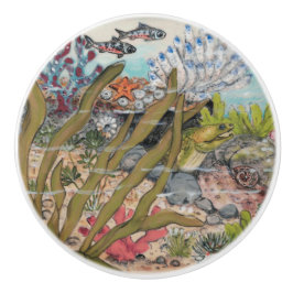 Meeresleben Moray Eel Fisch Unterwasser Keramikknauf