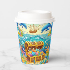 Meeresleben Pappbecher