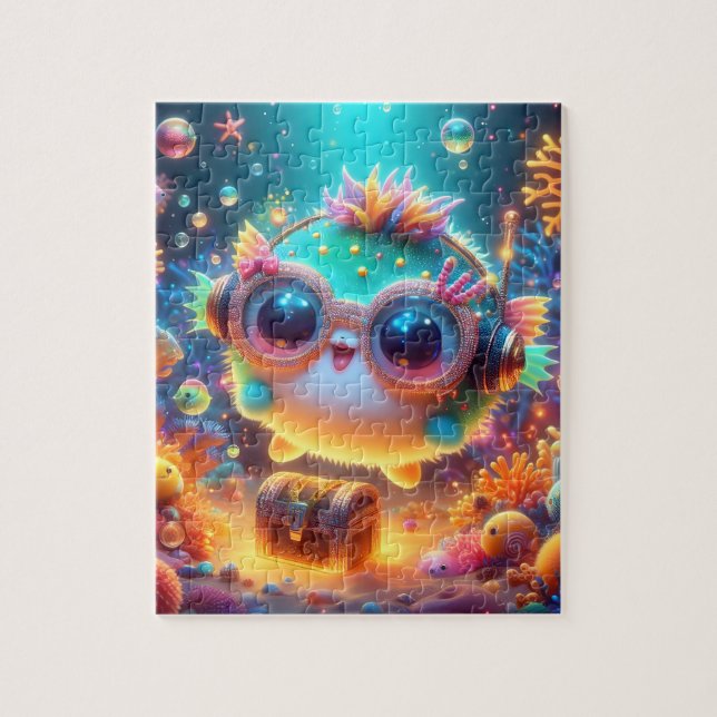 Meeresleben Puzzle (Vertikal)