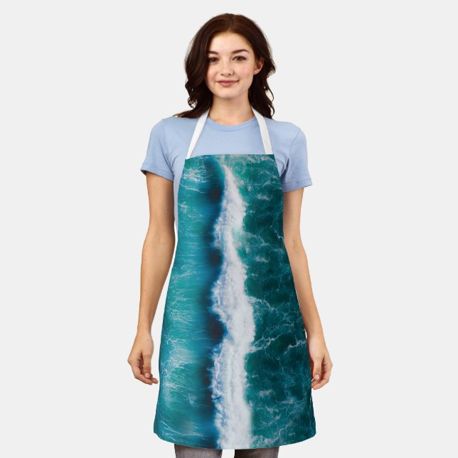 Meeresleben Schürze (Getragen)