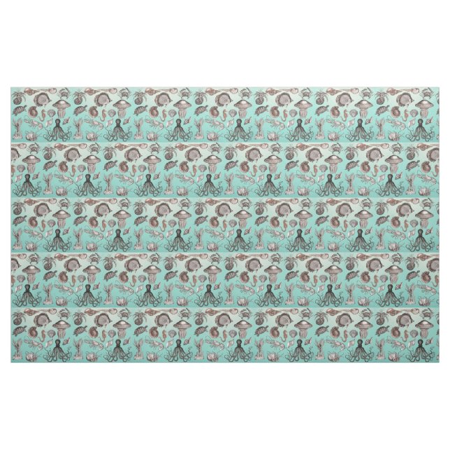 Meeresleben Stoff (Fat Quarter (45,7 x 55,9 cm))
