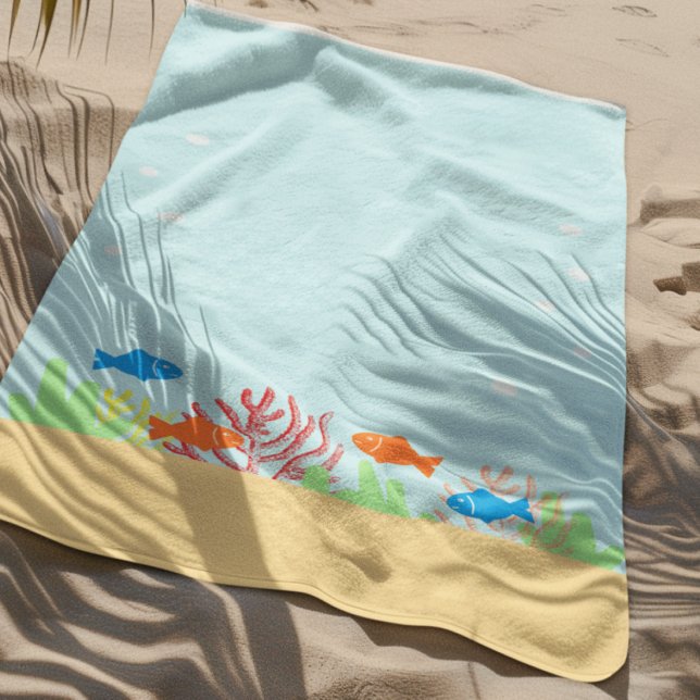 Meeresleben Strandtuch (Von Creator hochgeladen)