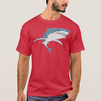 Meeresleben Zeichnend Geschenk Ozean Großer Weißer T-Shirt