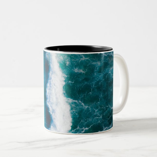 Meeresleben Zweifarbige Tasse (VorderseiteRechts)