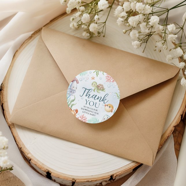 Meereslebewesen Favor Tags Geschenkanhänger (Von Creator hochgeladen)