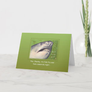 Meereslebewesen "Ist es wieder Freitag?" Lent Karte