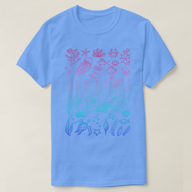 Meereslebewesen T-Shirt (Design vorne)