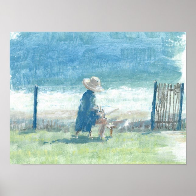 Meeresmalerei Poster (Vorne)