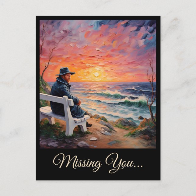 " MEERESMANN " POSTKARTE (Vorderseite)