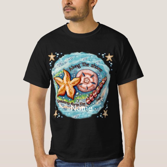 Meeresmuschel-Schätze  T-Shirt (Vorderseite)