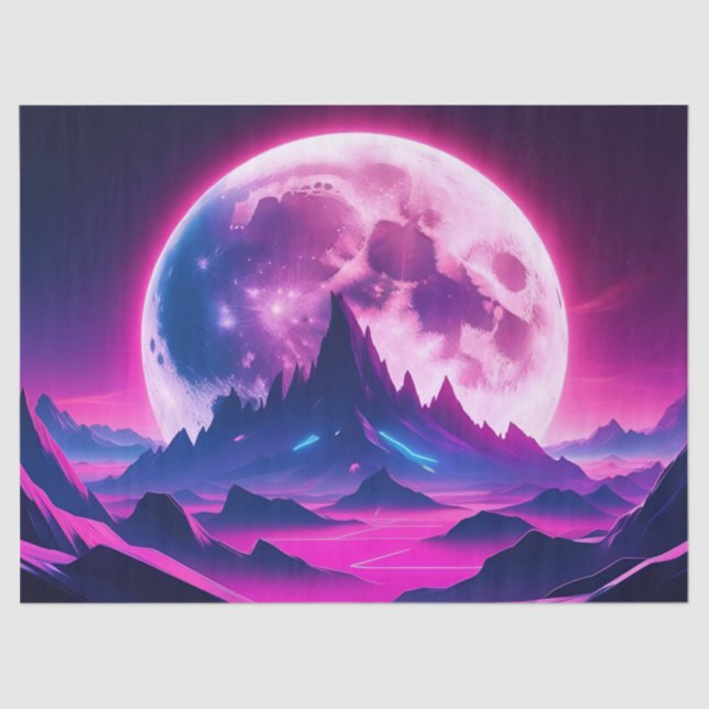 Meeresmuscheldecoupage Seidenpapier (Vorderseite)