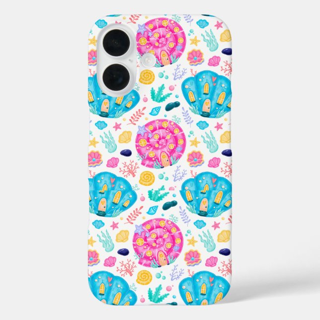 Meeresmuscheln Case-Mate iPhone Hülle (Rückseite)