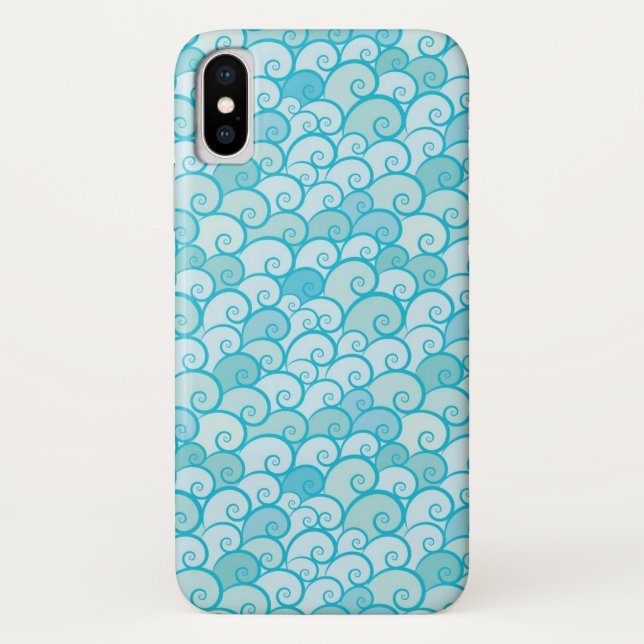 Meeresmuster Case-Mate iPhone Hülle (Rückseite)