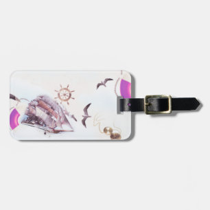 Meeresmuster Gepäckanhänger