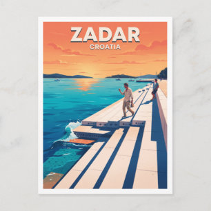 Meeresorgel, Zadar, Kroatien Postkarte
