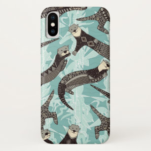 Meeresotter blau iPhone x hülle