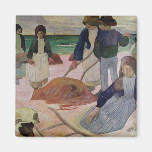 Meerespflanze-Sammler Paul Gauguins  , 1889 Magnet