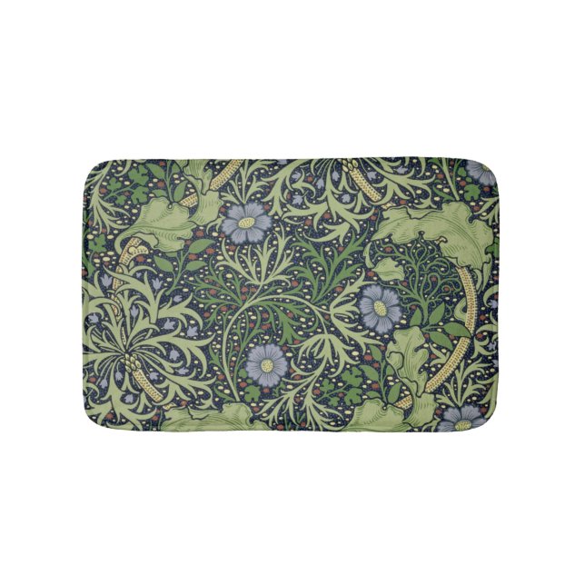 Meerespflanze-Tapeten-Entwurf, gedruckt durch Badematte (Vorderseite)