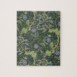 Meerespflanze-Tapeten-Entwurf, gedruckt durch Puzzle<br><div class="desc">Bild: Tapeten-Entwurf der Meerespflanze-136082,  gedruckt von John Henry Dearle (1860-1932),  1901 (Tapete). Morris,  William (1834-96). Privatsammlung,  die Stapleton Sammlung.  Kunst,  schöne Kunst.</div>