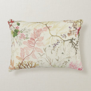 Meerespflanzeentwurf für silk Material (w/c auf Dekokissen