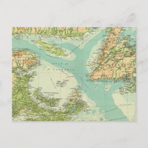 Meeresprovinzen und Neufundland Postkarte