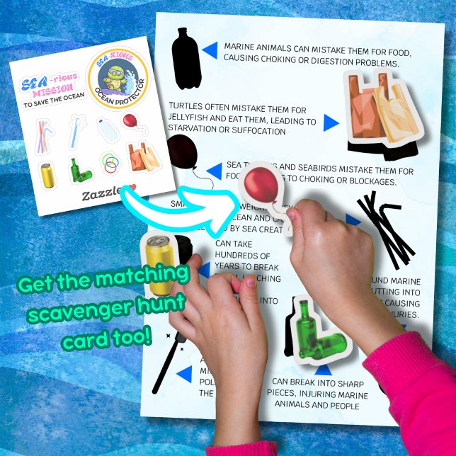 Meeresraue Fun Ocean Protector Scavenger Jagen Aufkleber (Von Creator hochgeladen)