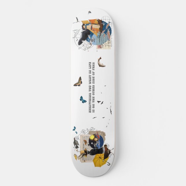 Meeresrauschen Skateboard (Vorderseite)