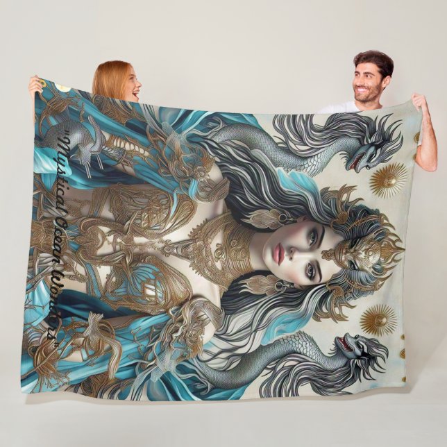 "Meeressagen Geschichten" Fleecedecke (Beispiel)