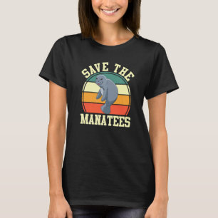 Meeressäugetier Rette die Manatee T-Shirt