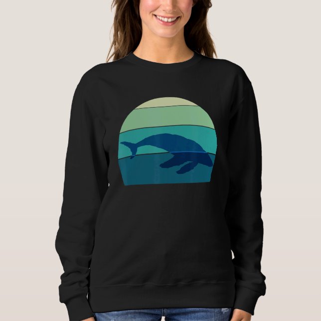 Meeressäugetiere Humpback Whale Rhode Insel Indepe Sweatshirt (Vorderseite)