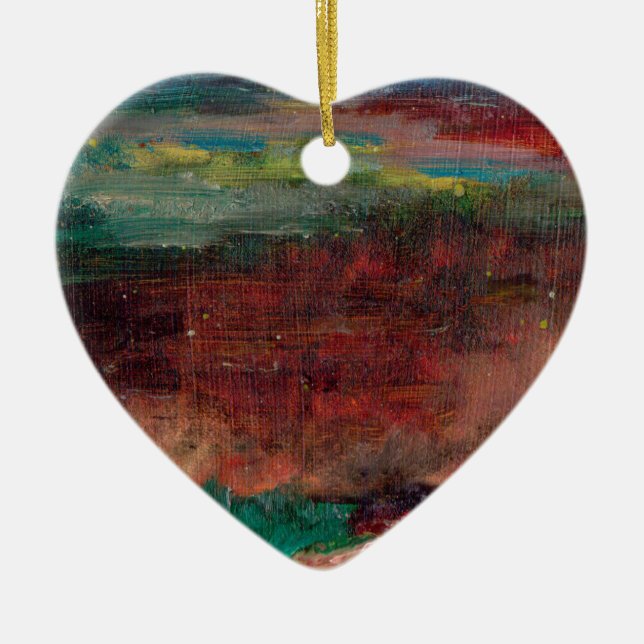 Meeresschatz Keramik Ornament (Vorne)