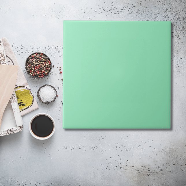 Meeresschaum-Mintgrün-Farbfliese Fliese (Seafoam Green Color Tile in mint green
)