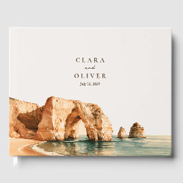 Meeresschaum Umber Algarve Klippenbogen Küstenhoch Gästebuch