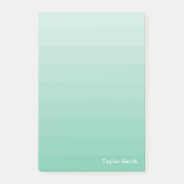 Meeresschaumschatten Grüne Streifen jugendlich Post-it Klebezettel