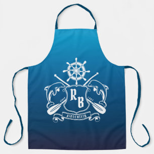 Meeresschild-Delphine Schürze