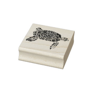Meeresschildkröte 3 gummistempel