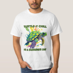 MEERESSCHILDKRÖTE AN EINEM SOMMERTAG T-Shirt