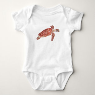 Meeresschildkröte Baby Strampler
