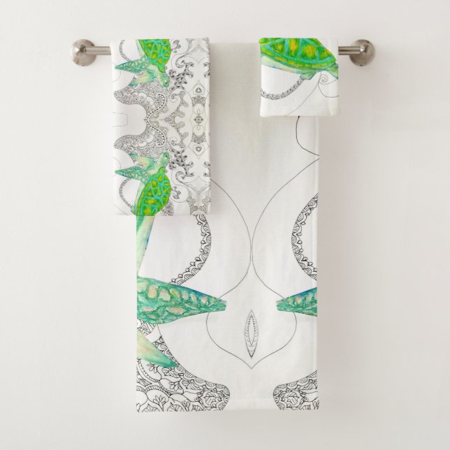 Meeresschildkröte Badhandtuch Set (Insitu)