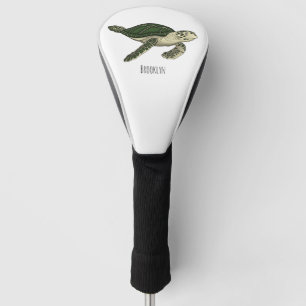Meeresschildkröte-Cartoon Golf Headcover