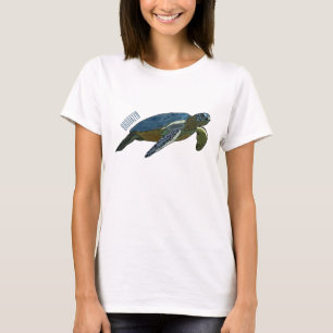Meeresschildkröte-Cartoon T-Shirt