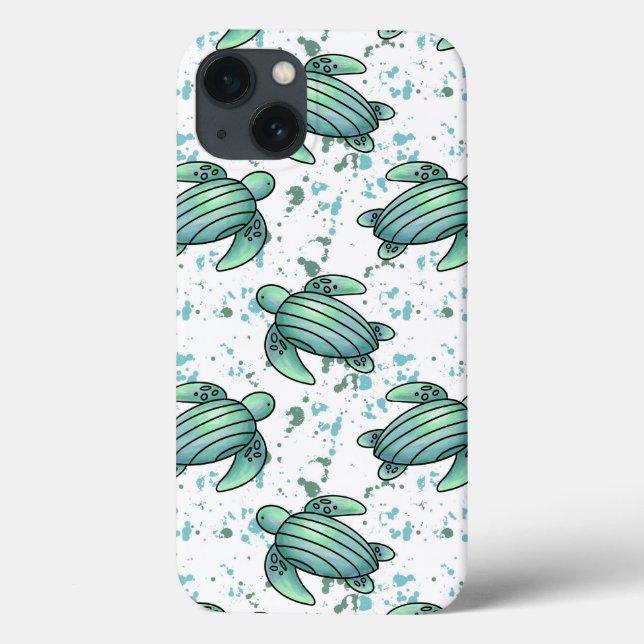Meeresschildkröte Case-Mate iPhone Hülle (Rückseite)