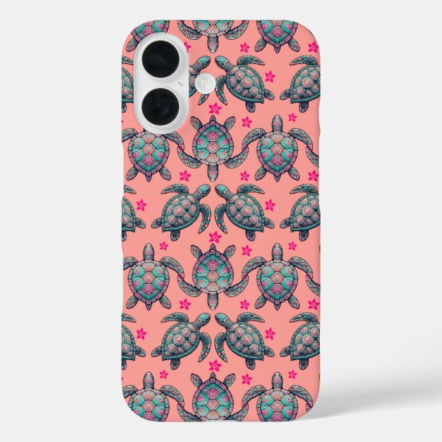Meeresschildkröte Case-Mate iPhone Hülle (Rückseite)