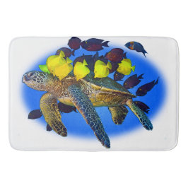 MEERESSCHILDKRÖTE DURCH EKLEKTIX BADEMATTE