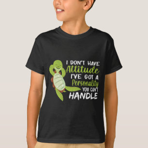 Meeresschildkröte Ich habe keine Schildkrötenliebh T-Shirt